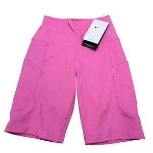 Nike One Dri-FIT Bike Shorts Pink – Size S – NWT